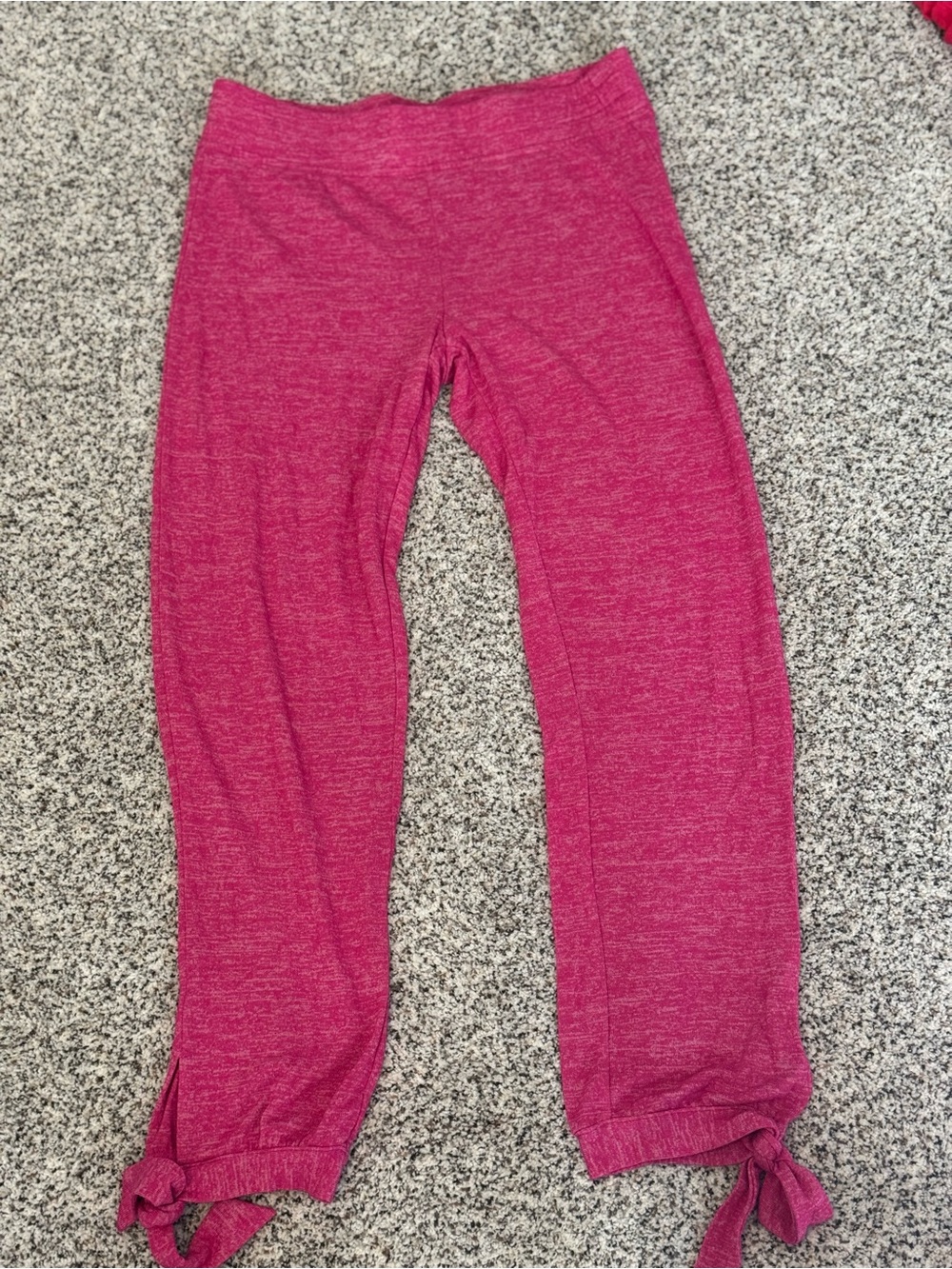 UGG Raspberry Pink Tie-Hem Track Pants